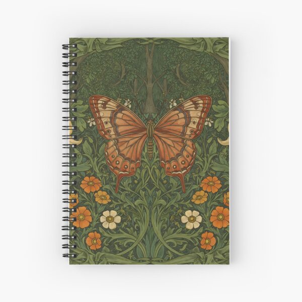 Item preview, Vintage Jungle Butterfly – William Morris Style Botanical  designed and sold by svarupa.