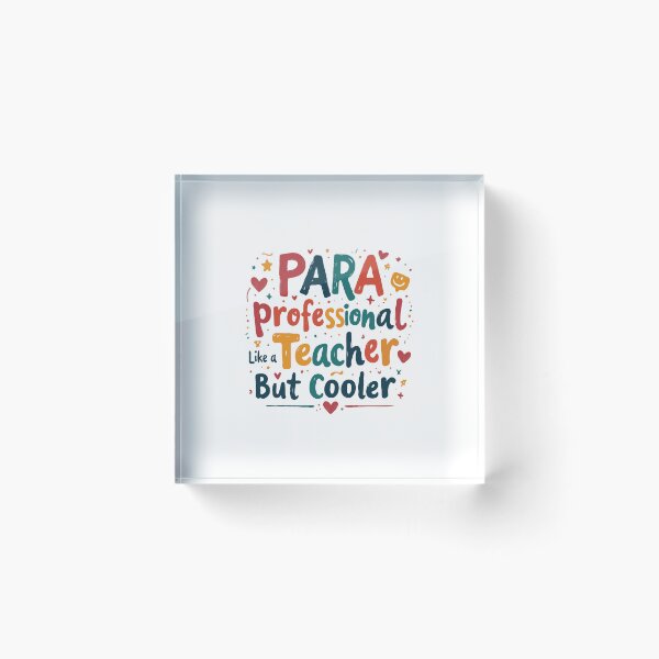 Item preview, Paraprofessional: Like a Teacher, But Cooler designed and sold by TeesYouWant.