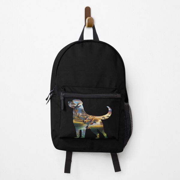 Item preview, Labrador Retriever Silhouette with Wood Ducks and Wetlands designed and sold by LifeCrush.