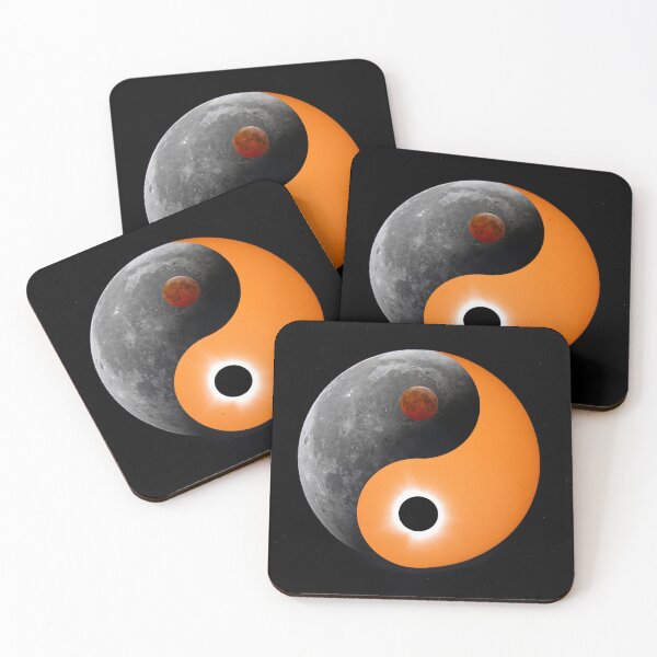 Item preview, Yin and Yang Solar Eclipse and Lunar Eclipse designed and sold by James Cumming.