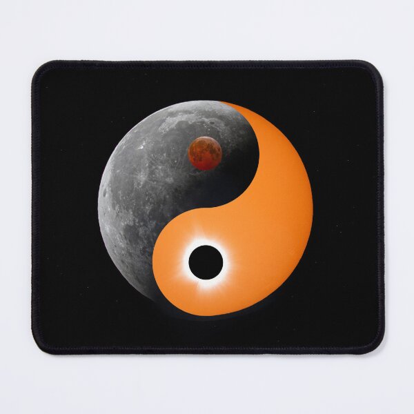 Item preview, Yin and Yang Solar Eclipse and Lunar Eclipse designed and sold by James Cumming.
