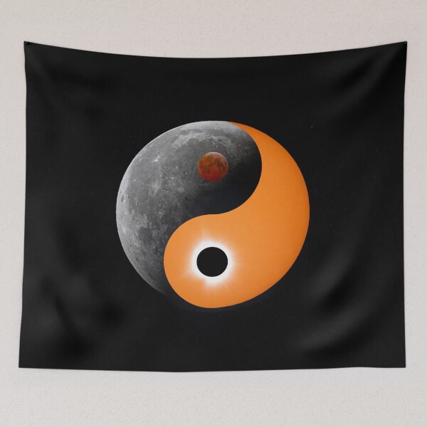 Item preview, Yin and Yang Solar Eclipse and Lunar Eclipse designed and sold by James Cumming.