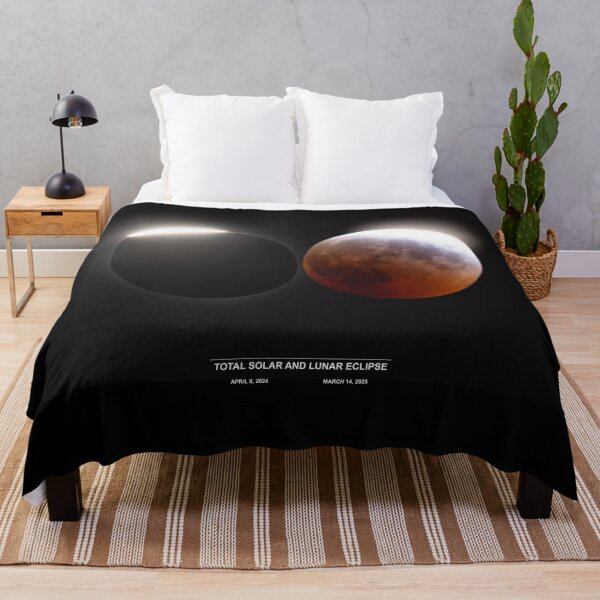 Item preview, Total Solar Eclipse and Total Lunar Eclipse 2024-2025 designed and sold by James Cumming.