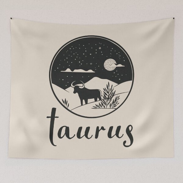 Item preview, Taurus Zodiac Sign Aesthetic Astrology Design designed and sold by TuncGK.