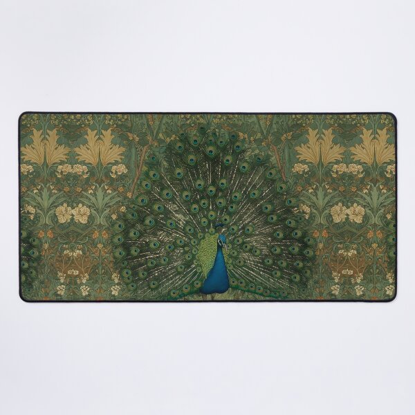 Item preview, Vintage Jungle peacock – William Morris Style Botanical designed and sold by svarupa.