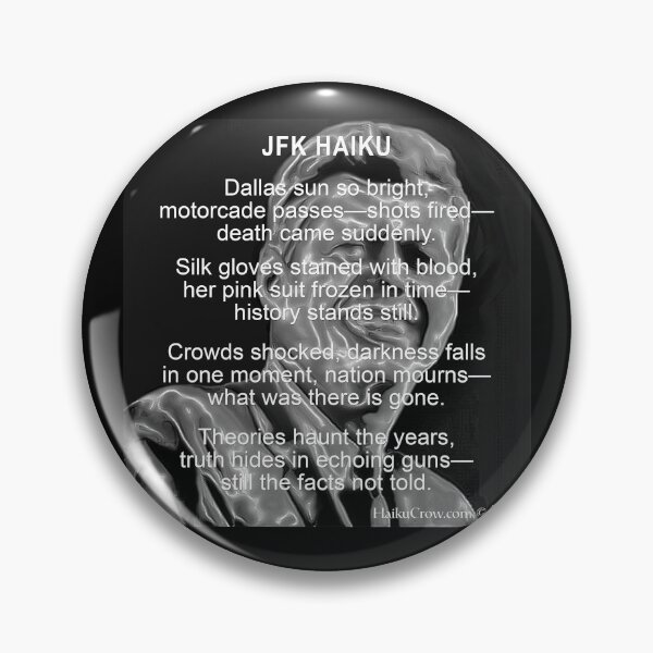 Item preview, JFK Haiku designed and sold by EyeMagined.