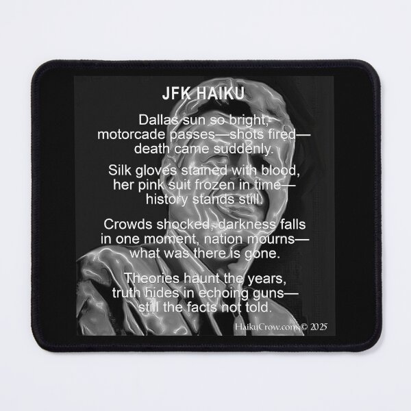 Item preview, JFK Haiku designed and sold by EyeMagined.