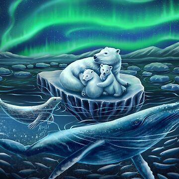 Artwork thumbnail, Arctic Dawning by AerhalevArt