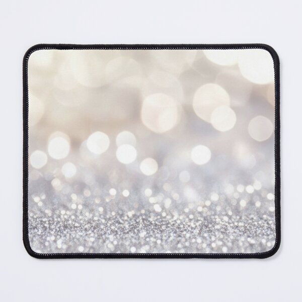 Item preview, Bokeh on silver sparkle background designed and sold by anytka.