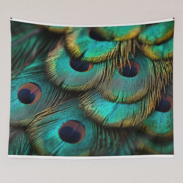 Item preview, Colorful peacock feather details designed and sold by anytka.