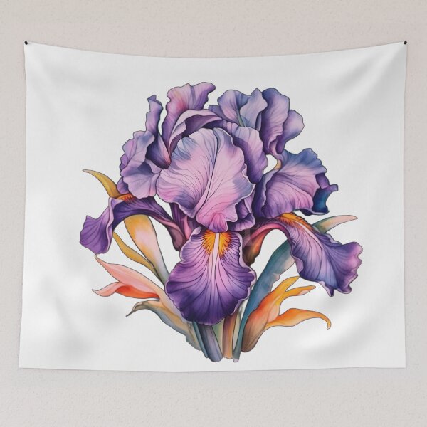 Item preview, Purple iris designed and sold by clarazen.