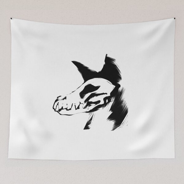 Item preview, Wolf Skull Decal designed and sold by ClubAstro.