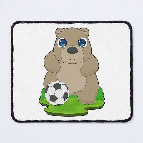 Item preview, Bear Soccer player Soccer designed and sold by Snabdesign84.