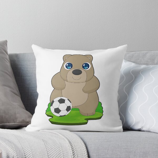 Item preview, Bear Soccer player Soccer designed and sold by Snabdesign84.