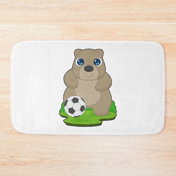 Item preview, Bear Soccer player Soccer designed and sold by Snabdesign84.