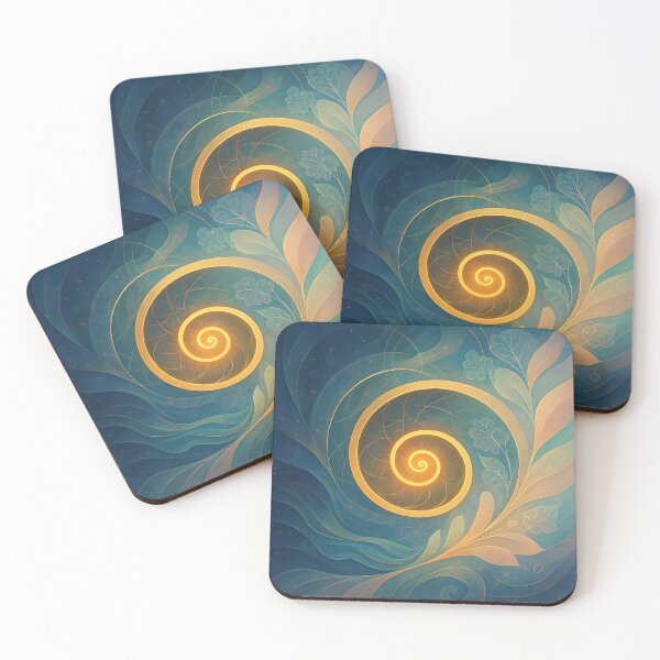 Item preview, Golden Ratio Spiral in a Surreal Dreamscape designed and sold by AbstractArray.