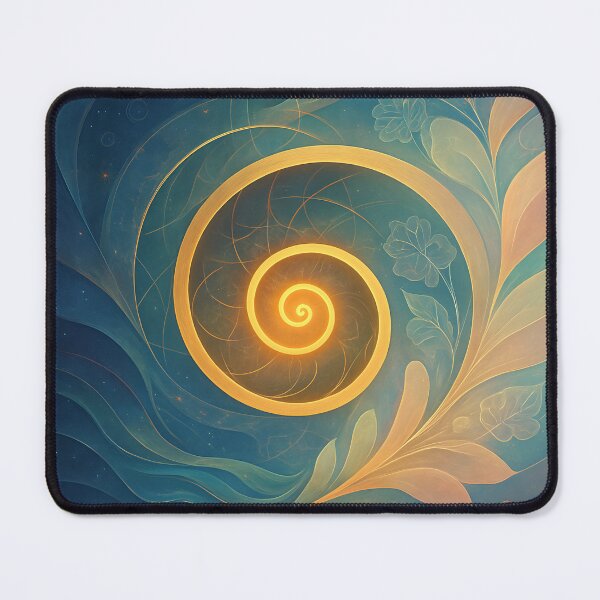 Item preview, Golden Ratio Spiral in a Surreal Dreamscape designed and sold by AbstractArray.