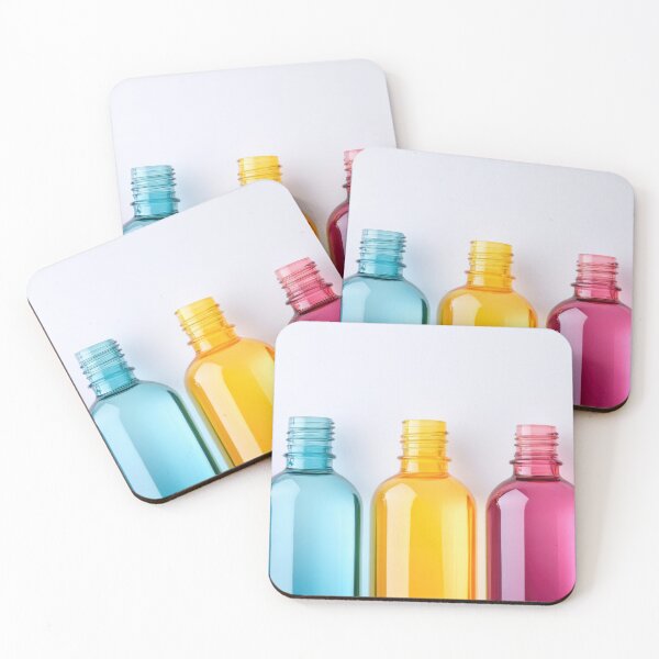 Item preview, Colorful bottles arranged in a line designed and sold by anytka.