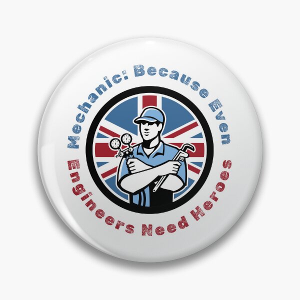 Item preview, Mechanic: Because Even Engineers Need Heroes designed and sold by DigitalMagShop.