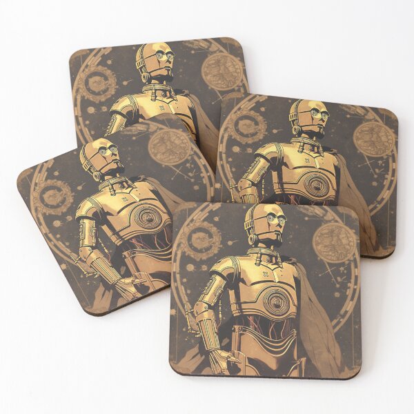 Item preview, Art nouveau space robot designed and sold by MendaciousMina.