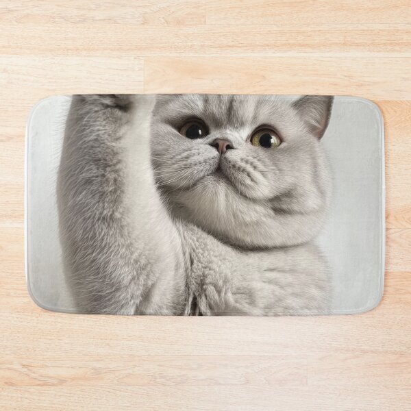 Item preview, Playful cat raising paw designed and sold by anytka.