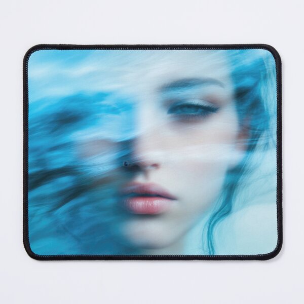 Item preview, Portrait of a woman with blue tones designed and sold by anytka.