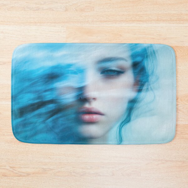 Item preview, Portrait of a woman with blue tones designed and sold by anytka.