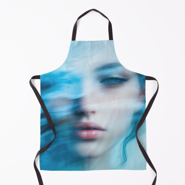 Item preview, Portrait of a woman with blue tones designed and sold by anytka.