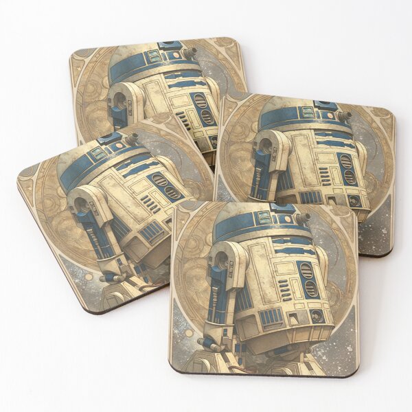 Item preview, Art nouveau space robot designed and sold by MendaciousMina.
