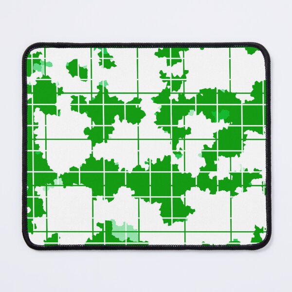 Item preview, Green White Irregular Abstract Pattern Design designed and sold by PatternTitan.