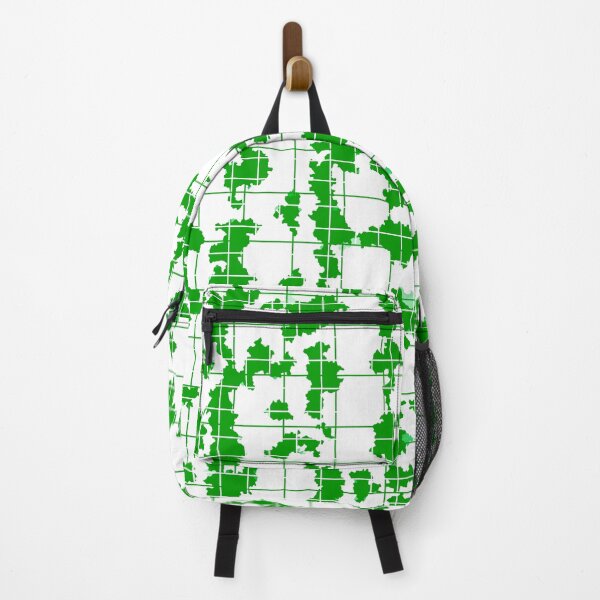 Item preview, Green White Irregular Abstract Pattern Design  designed and sold by PatternTitan.