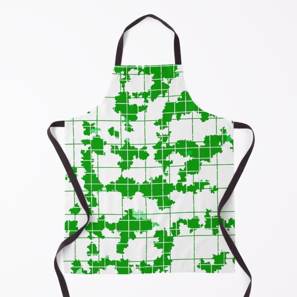 Item preview, Green White Irregular Abstract Pattern Design  designed and sold by PatternTitan.