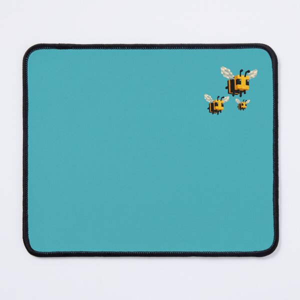 Item preview, Minecraft-Style Pixel Art Bee – Blocky Cute Insect Illustration designed and sold by PandemoniumLaw.
