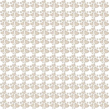 Artwork thumbnail, Heart Star pattern by InnaCreates