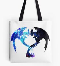Dragon Heart (Toothless and Light Fury) Tote Bag