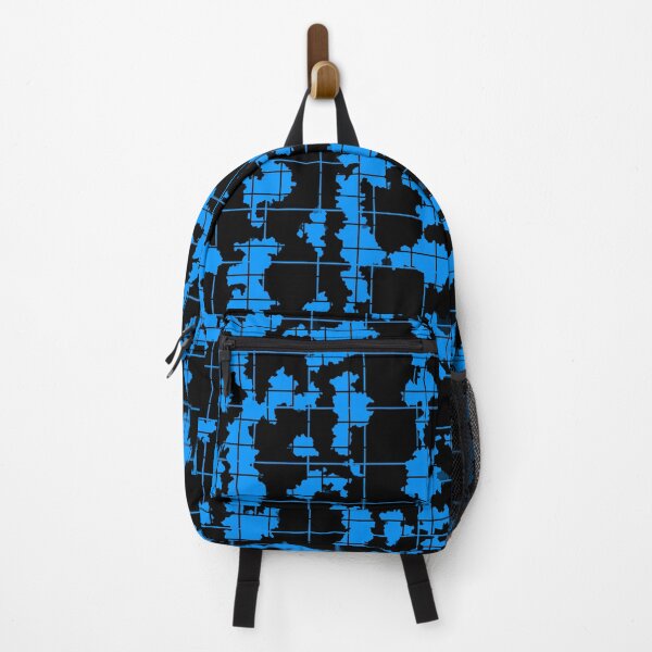 Item preview, Blue Black Irregular Abstract Pattern Design designed and sold by PatternTitan.