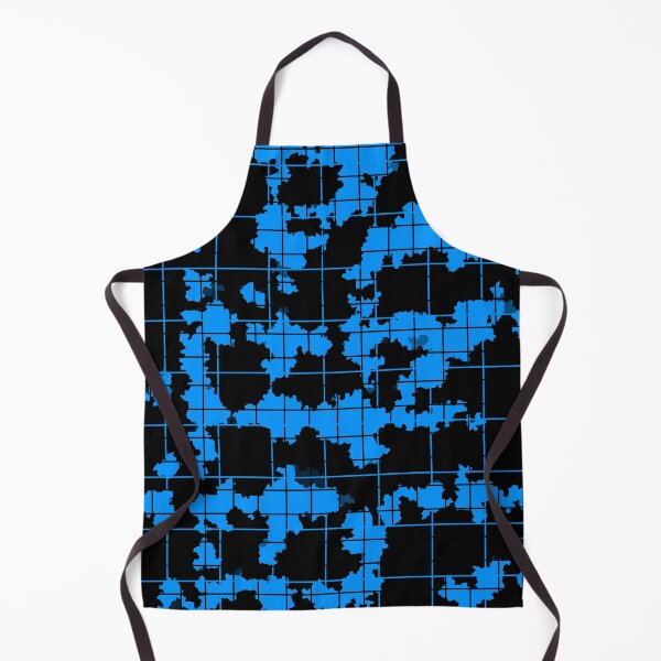 Item preview, Blue Black Irregular Abstract Pattern Design  designed and sold by PatternTitan.