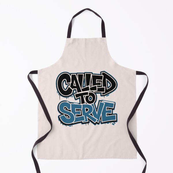 Item preview, Called to Serve - Bold Graffiti Christian Street Art | Inspiring Jesus Quote designed and sold by KnitLuv.