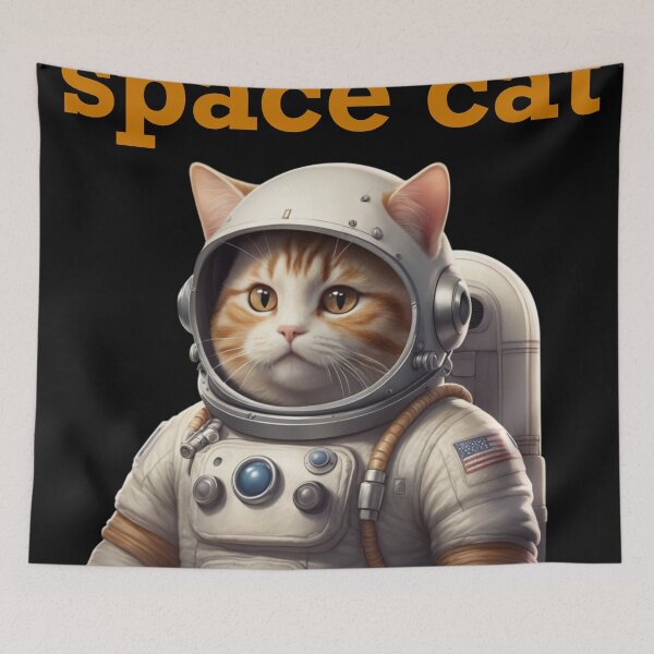 Item preview, Space Cat The Feline Astronau designed and sold by Life is cat.