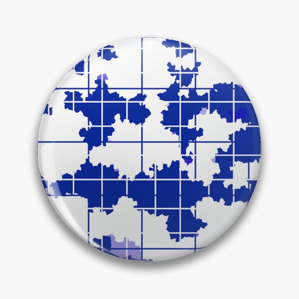 Item preview, Blue White Irregular Abstract Pattern Design  designed and sold by PatternTitan.