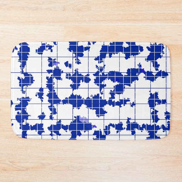 Item preview, Blue White Irregular Abstract Pattern Design  designed and sold by PatternTitan.