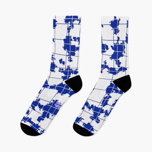 Item preview, Blue White Irregular Abstract Pattern Design  designed and sold by PatternTitan.