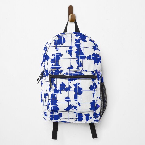 Item preview, Blue White Irregular Abstract Pattern Design designed and sold by PatternTitan.