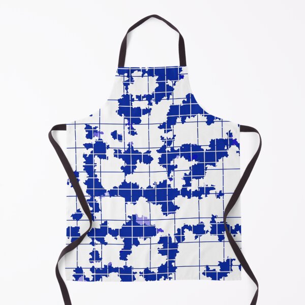 Item preview, Blue White Irregular Abstract Pattern Design  designed and sold by PatternTitan.