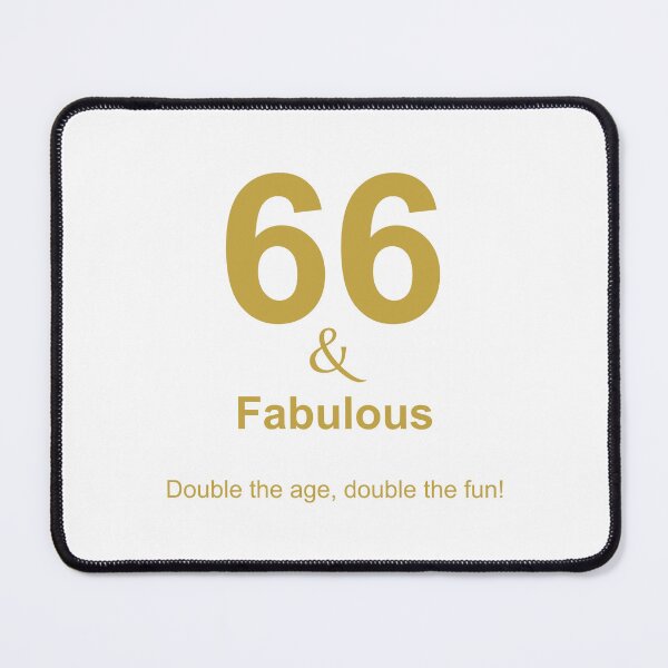 Item preview, 66 & Fabulous, Unique designed and sold by villacreativa.