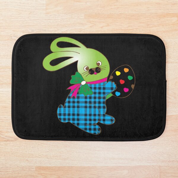 Item preview, Colorful Easter bunny with an egg in his hands designed and sold by RWT-Design.