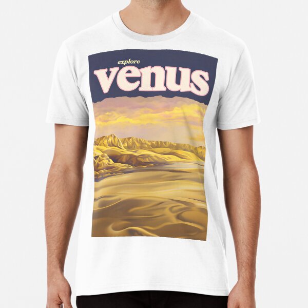 Vista previa del artículo con la obra «Póster Explora Venus», diseñado y vendido por SapphireBison.