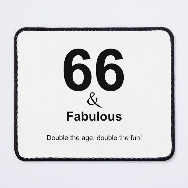 Item preview, 66 & Fabulous, Unique designed and sold by villacreativa.