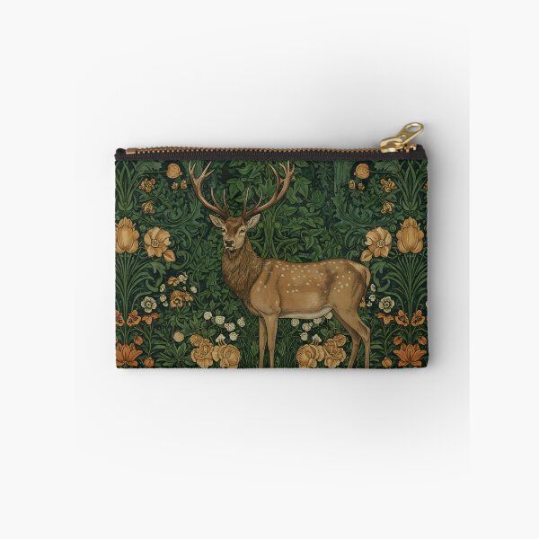 Item preview, Vintage Jungle Deer– William Morris Style Botanical  designed and sold by svarupa.