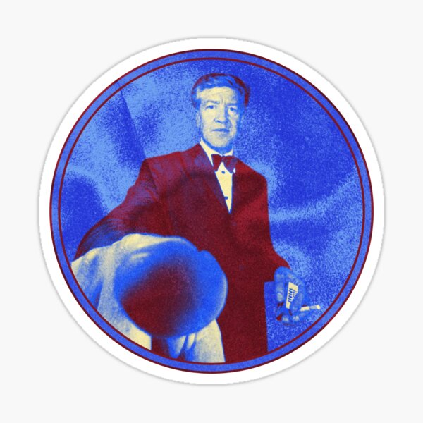 Item preview, David Lynch circle profile frame designed and sold by Vintiff.